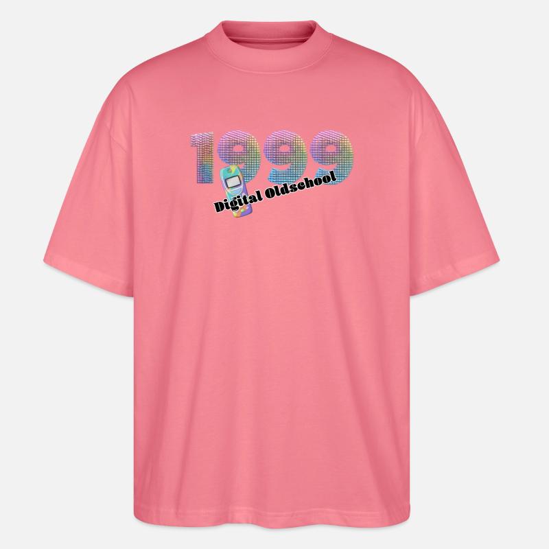 1999 – Digitale Schwelle - Stanley/Stella Oversized Unisex Bio T-Shirt Blaster 2.0 - Pink 