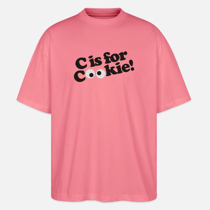 C est pour le biscuit - T-shirt bio Blaster 2.0 coupe oversize Stanley/Stella Unisexe - rose 