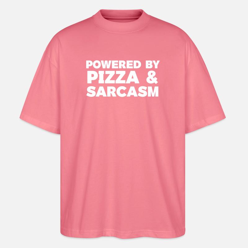 Propulsé par Pizza & Sarcasm T-shirt - T-shirt bio Blaster 2.0 coupe oversize Stanley/Stella Unisexe - rose 