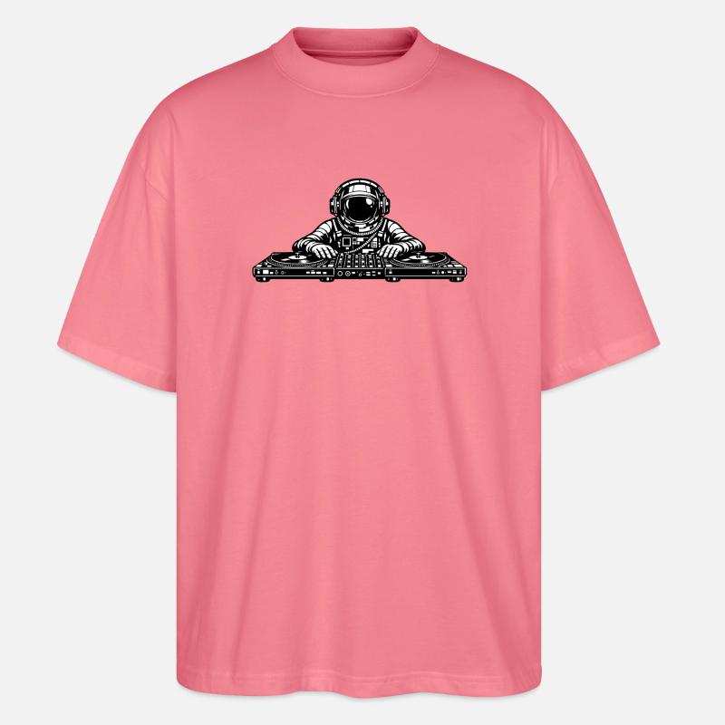 Cadet de l’espace - T-shirt bio Blaster 2.0 coupe oversize Stanley/Stella Unisexe - rose 
