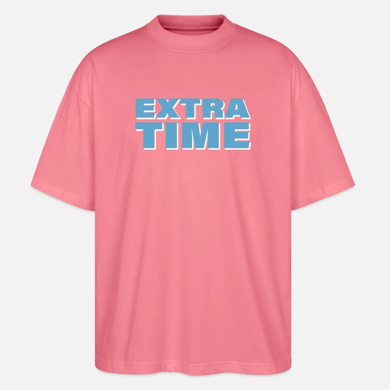 EXTRA TIME - Stanley/Stella Oversized Unisex Bio T-Shirt Blaster 2.0 - Pink 