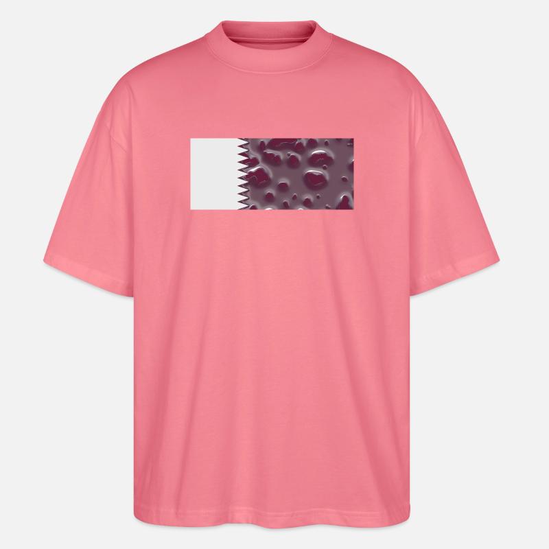 Katar als Land - Stanley/Stella Oversized Unisex Bio T-Shirt Blaster 2.0 - Pink 