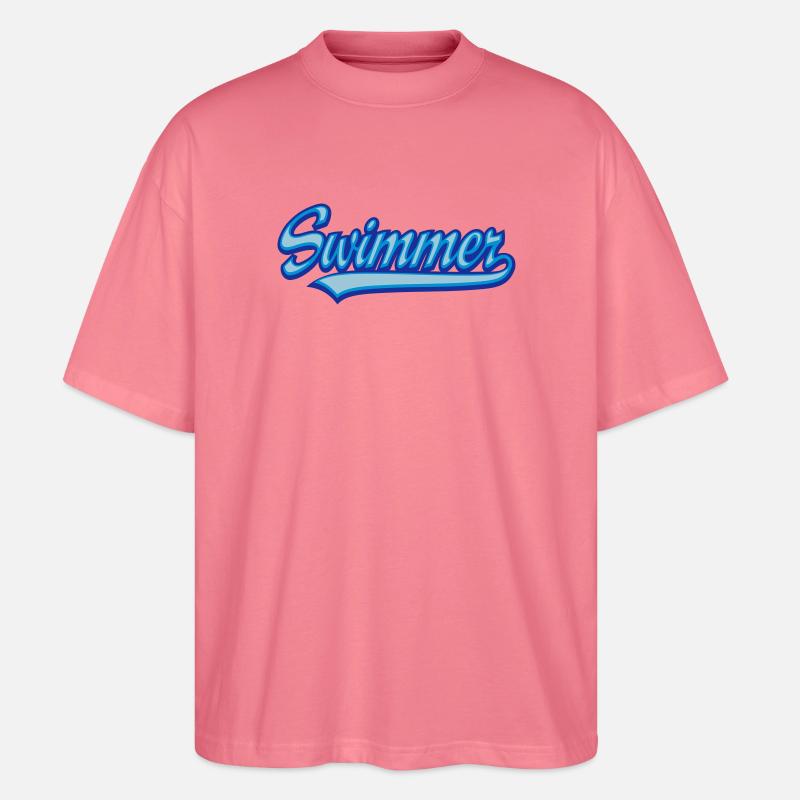 SWIMMER - Stanley/Stella Oversized Unisex Bio T-Shirt Blaster 2.0 - Pink 