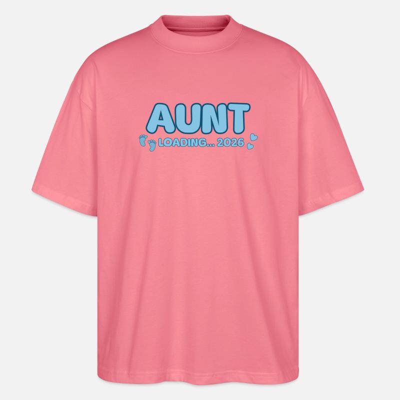 Aunt Loading 2026 - Stanley/Stella Oversized Unisex Bio T-Shirt Blaster 2.0 - Pink 
