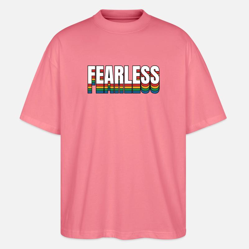 Fearless - Stanley/Stella Oversized Unisex Bio T-Shirt Blaster 2.0 - Pink 