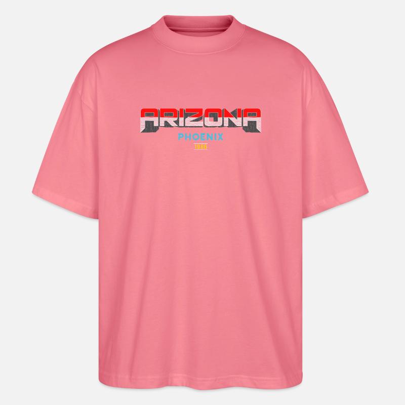 Arizona Phoenix 1986 Conception graphique - T-shirt bio Blaster 2.0 coupe oversize Stanley/Stella Unisexe - rose