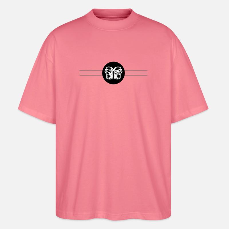 Boxhandschuhe Symbol - Stanley/Stella Oversized Unisex Bio T-Shirt Blaster 2.0 - Pink 