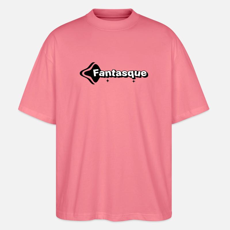 Verspieltes Schwarz-Weiß - Stanley/Stella Oversized Unisex Bio T-Shirt Blaster 2.0 - Pink