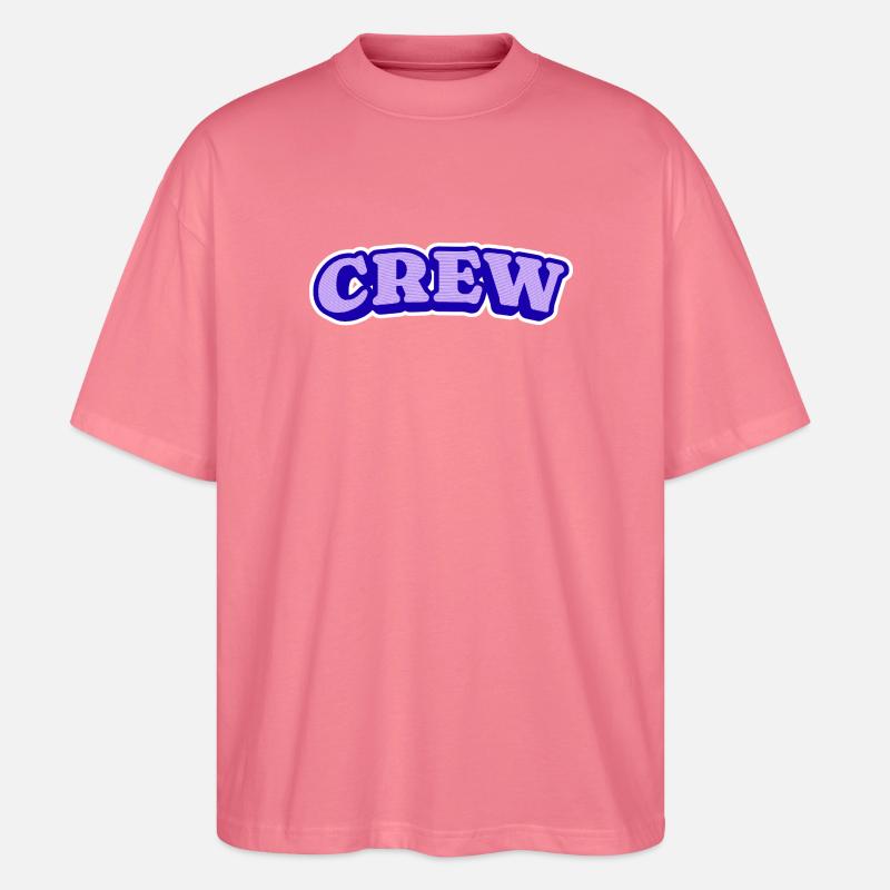CREW LILA - Stanley/Stella Oversized Unisex Bio T-Shirt Blaster 2.0 - Pink