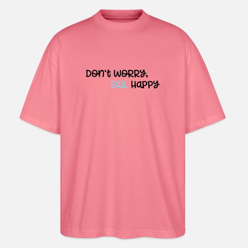 segeln - Stanley/Stella Oversized Unisex Bio T-Shirt Blaster 2.0 - Pink 