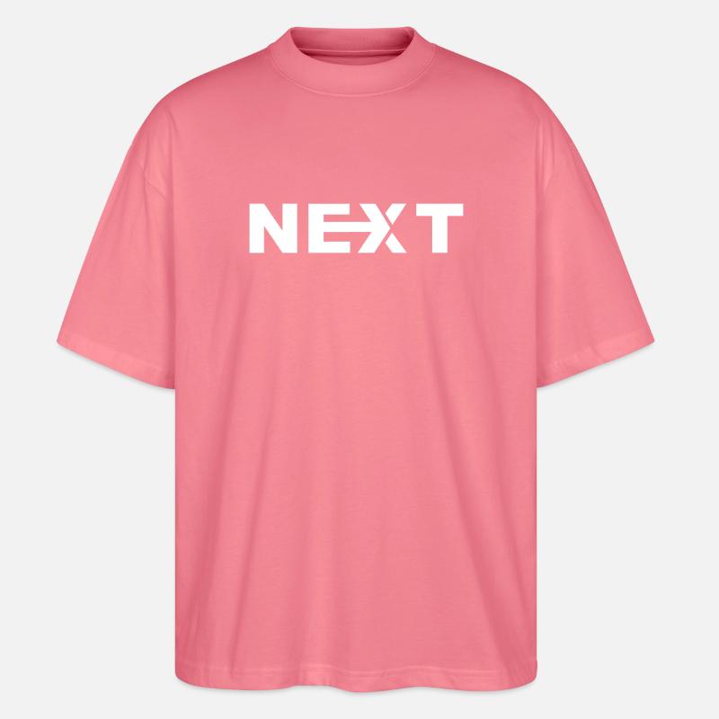 Nächster weißer Text - Stanley/Stella Oversized Unisex Bio T-Shirt Blaster 2.0 - Pink 