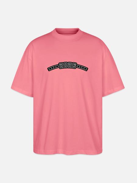 2026 Outline - Stanley/Stella Oversized Unisex Organic T-shirt Blaster 2.0 - pink joy