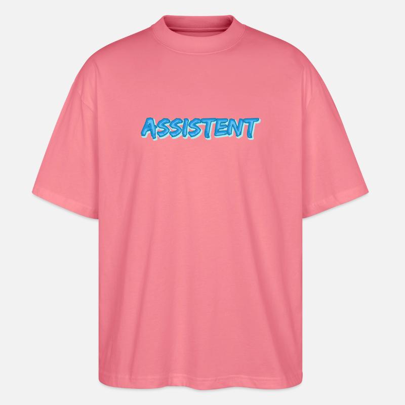 Assistant en tant que comique - T-shirt bio Blaster 2.0 coupe oversize Stanley/Stella Unisexe - rose 