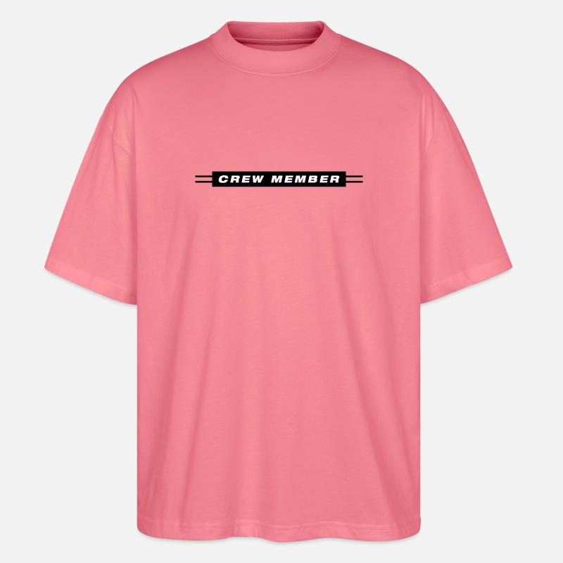 Crew Design - Stanley/Stella Oversized Unisex Bio T-Shirt Blaster 2.0 - Pink 