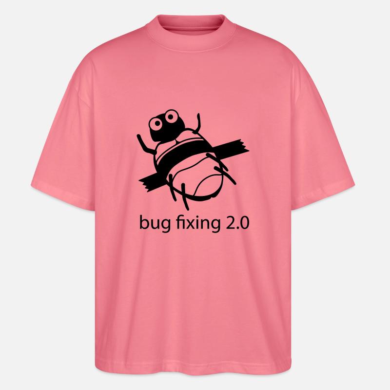 bug fixing einfarbig - Stanley/Stella Oversized Unisex Bio T-Shirt Blaster 2.0 - Pink 