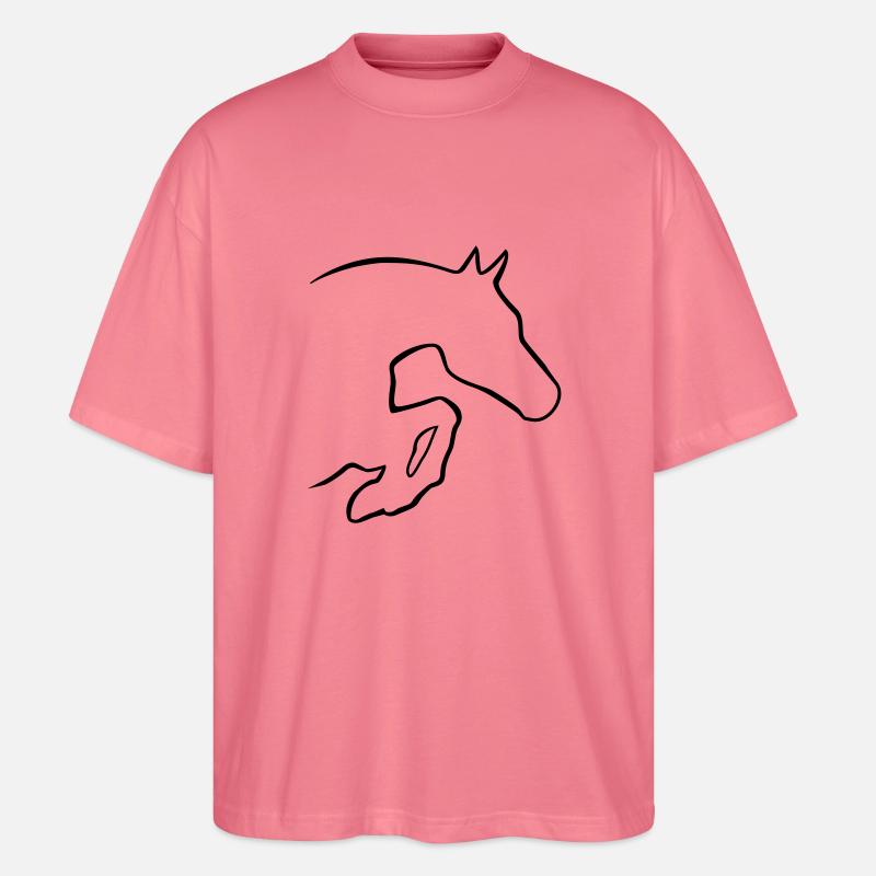 Springpferd - Stanley/Stella Oversized Unisex Bio T-Shirt Blaster 2.0 - Pink 