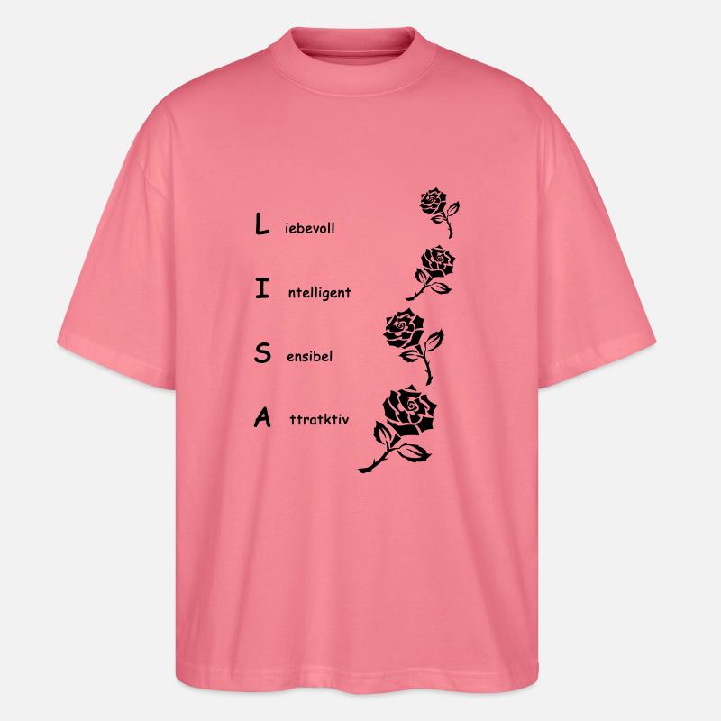 Lisa - Stanley/Stella Oversized Unisex Bio T-Shirt Blaster 2.0 - Pink 