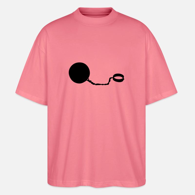 string1 Drag Ball - Stanley/Stella Oversized Unisex Bio T-Shirt Blaster 2.0 - Pink 