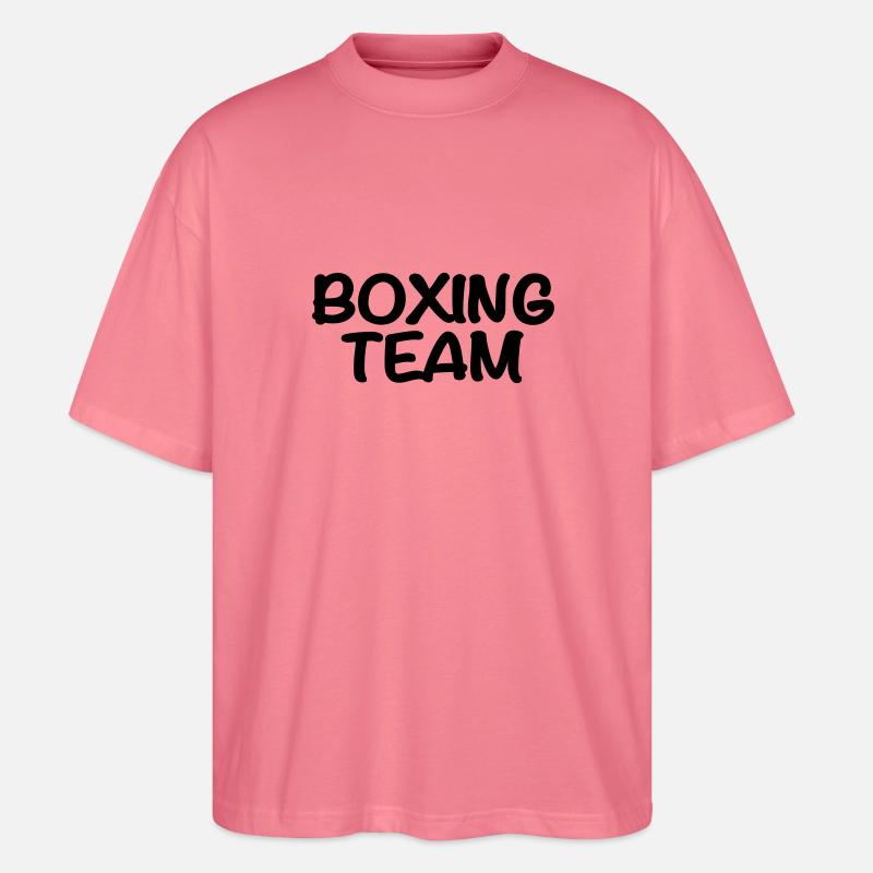 Boxing Team - Stanley/Stella Oversized Unisex Bio T-Shirt Blaster 2.0 - Pink 