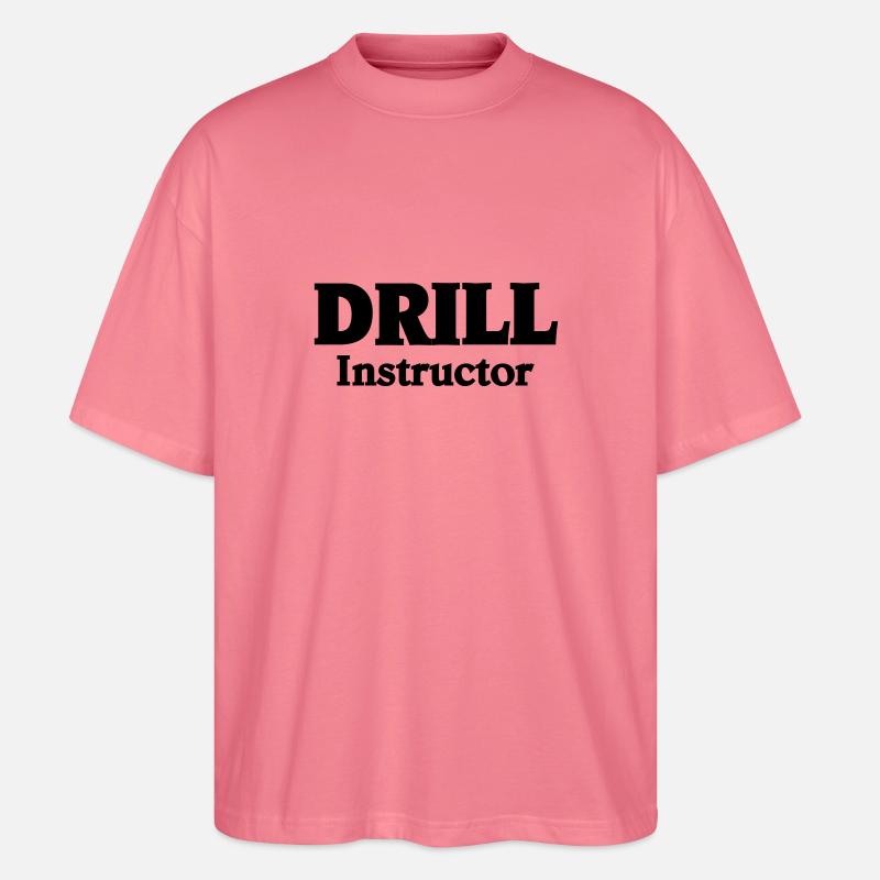Drill Instructor - Stanley/Stella Oversized Unisex Organic T-shirt Blaster 2.0 - pink joy 