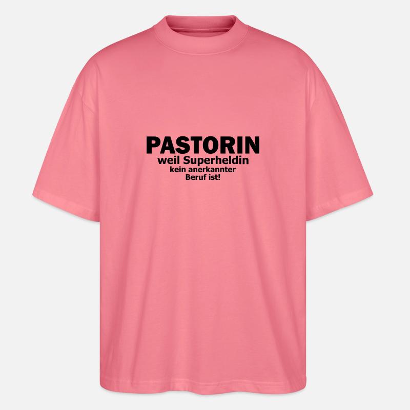 pastorin - Stanley/Stella Oversized Unisex Bio T-Shirt Blaster 2.0 - Pink 