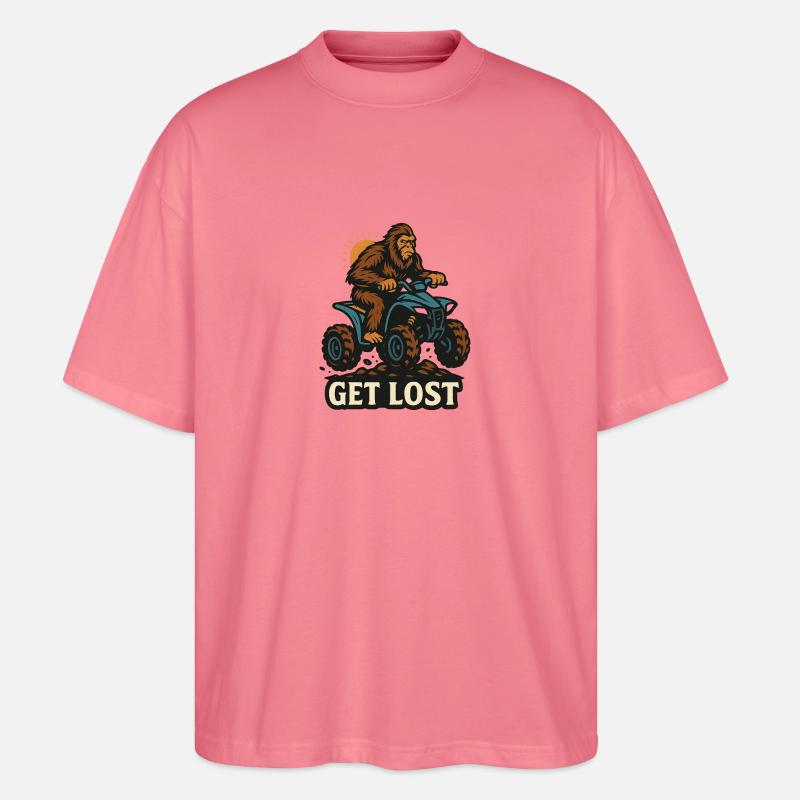 Hol dir Lost Sasquatch - Stanley/Stella Oversized Unisex Bio T-Shirt Blaster 2.0 - Pink