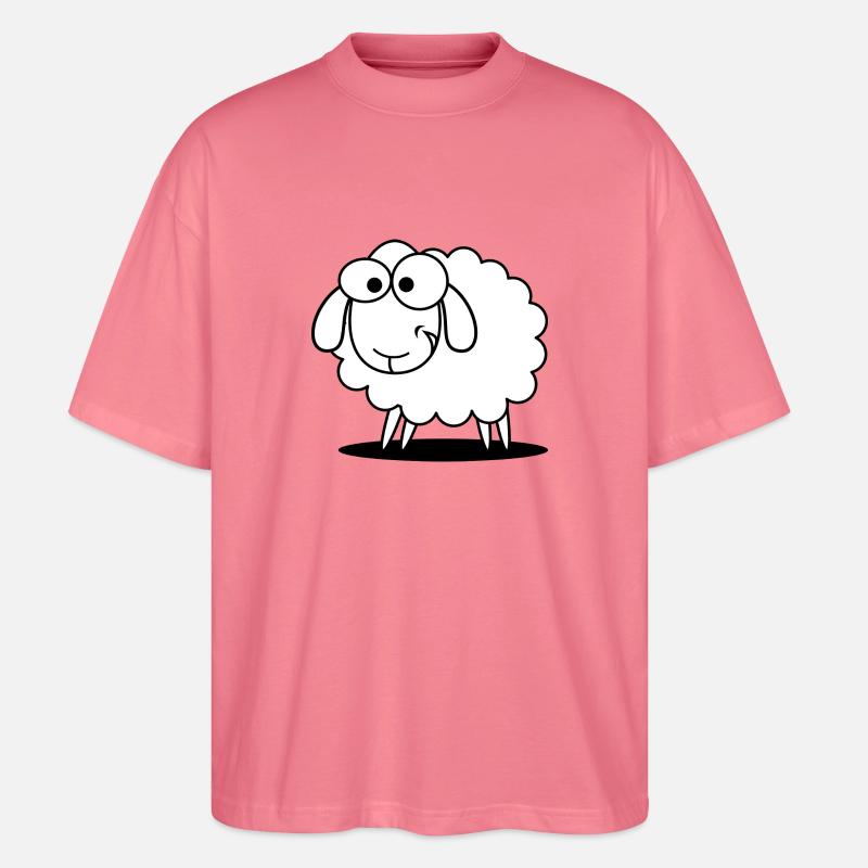 Schaf - Stanley/Stella Oversized Unisex Bio T-Shirt Blaster 2.0 - Pink 