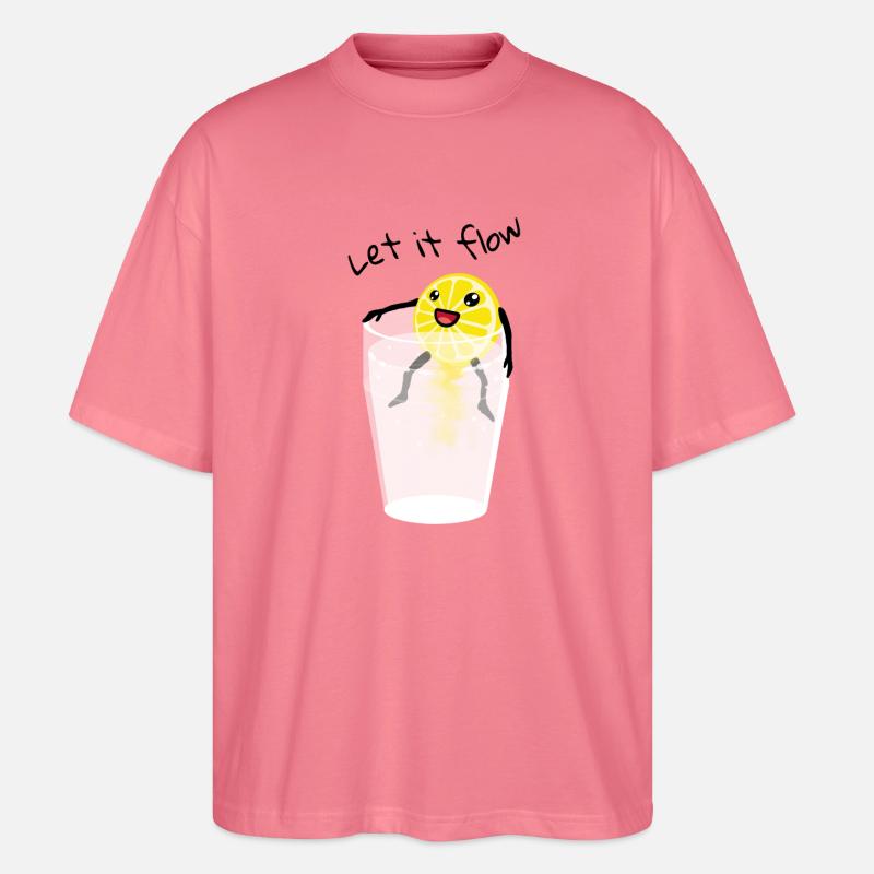 Let-it-flow - Stanley/Stella Oversized Unisex Bio T-Shirt Blaster 2.0 - Pink