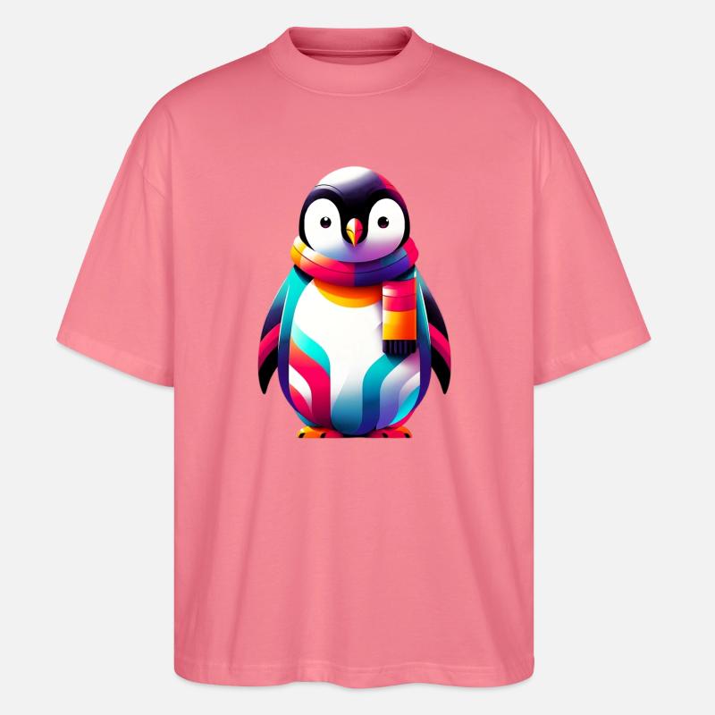 Pinguin - Stanley/Stella Oversized Unisex Bio T-Shirt Blaster 2.0 - Pink