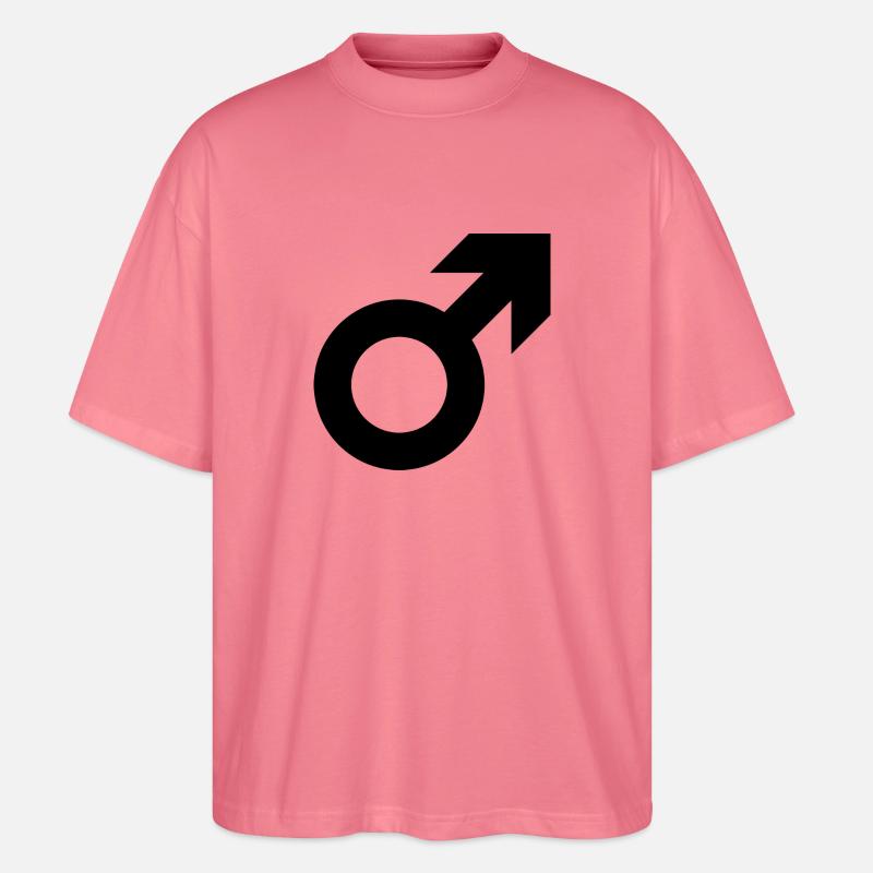Männlich Geschlecht - Stanley/Stella Oversized Unisex Bio T-Shirt Blaster 2.0 - Pink 