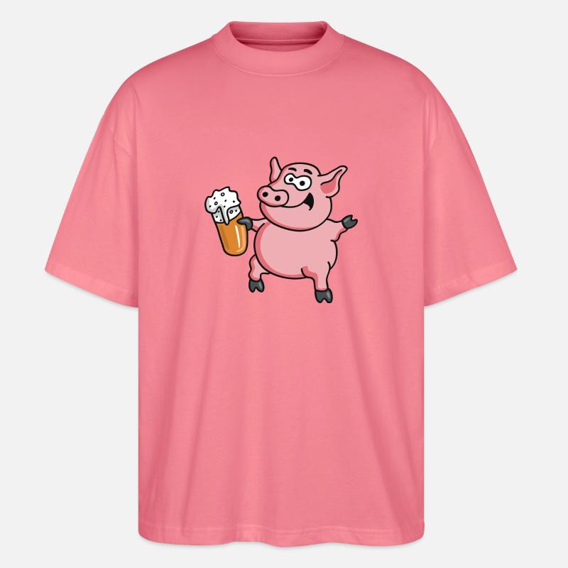 partysau_042013_c - Stanley/Stella Oversized Unisex Bio T-Shirt Blaster 2.0 - Pink 