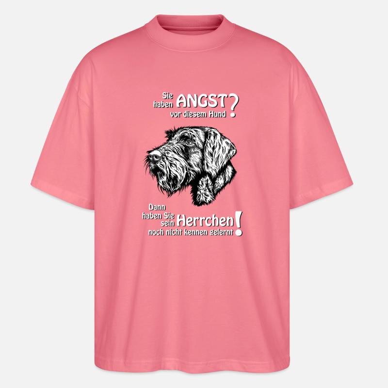 Angst vor DD? Herrchen - Stanley/Stella Oversized Unisex Bio T-Shirt Blaster 2.0 - Pink 