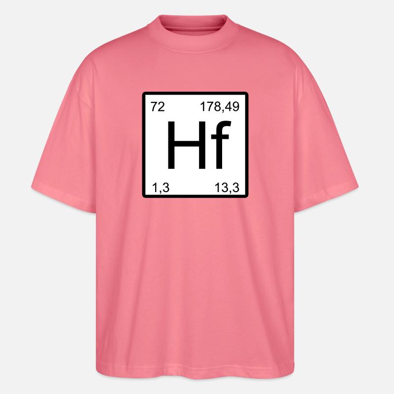 Hafnium Elementtile – Minimal - Stanley/Stella Oversized Unisex Bio T-Shirt Blaster 2.0 - Pink 