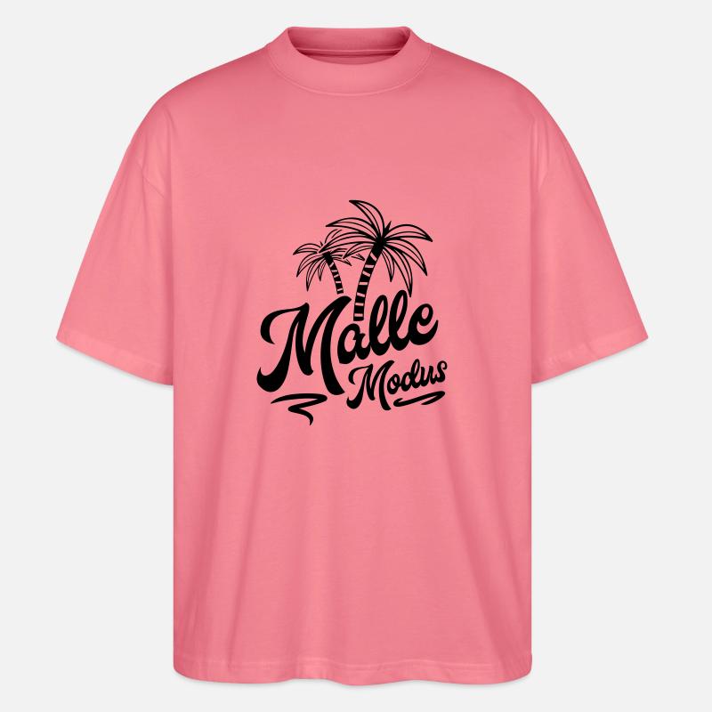 malle modus palm - Stanley/Stella Oversized Unisex Bio T-Shirt Blaster 2.0 - Pink 