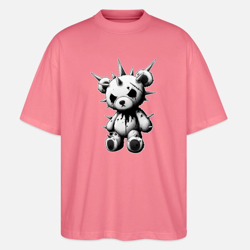 Stachelteddy Gothic - Stanley/Stella Oversized Unisex Bio T-Shirt Blaster 2.0 - Pink