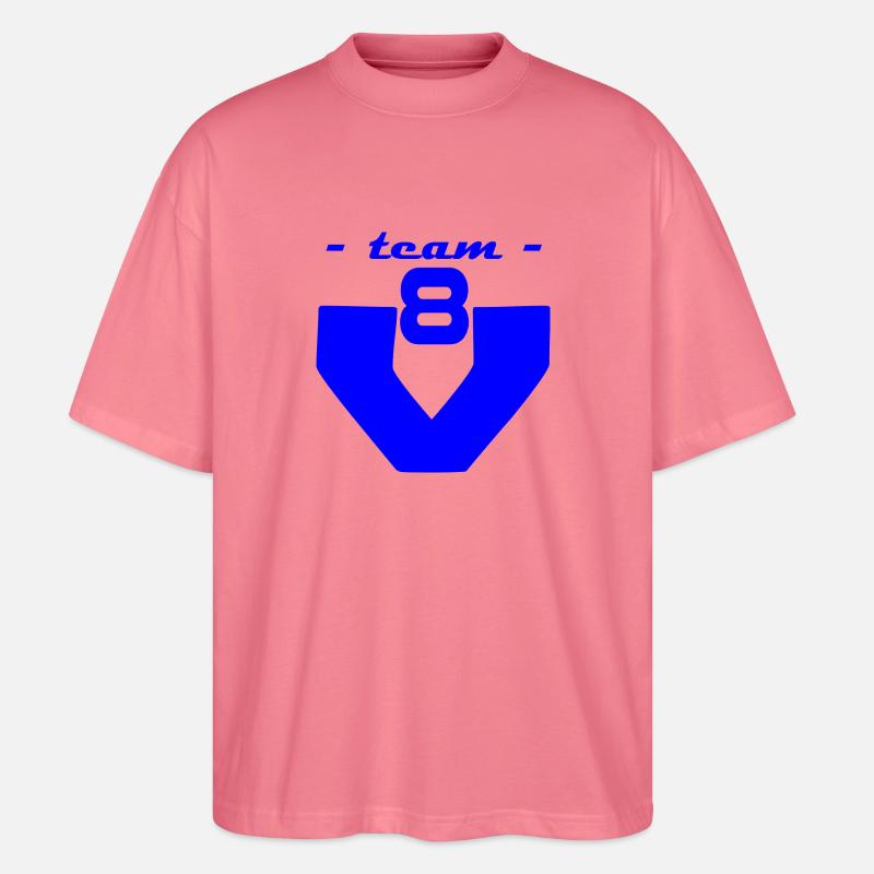 Team V8 - Stanley/Stella Oversized Unisex Bio T-Shirt Blaster 2.0 - Pink 