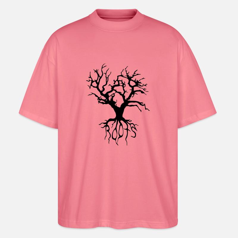 tree_vec_1 de - Stanley/Stella Oversized Unisex Bio T-Shirt Blaster 2.0 - Pink 