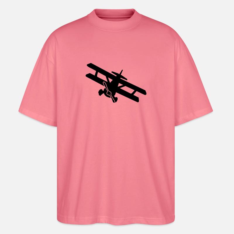 Doppeldecker_b1 - Stanley/Stella Oversized Unisex Bio T-Shirt Blaster 2.0 - Pink 