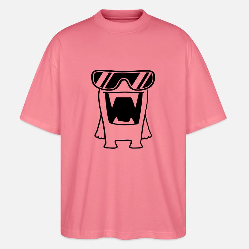 Cool Monster - Stanley/Stella Oversized Unisex Bio T-Shirt Blaster 2.0 - Pink 