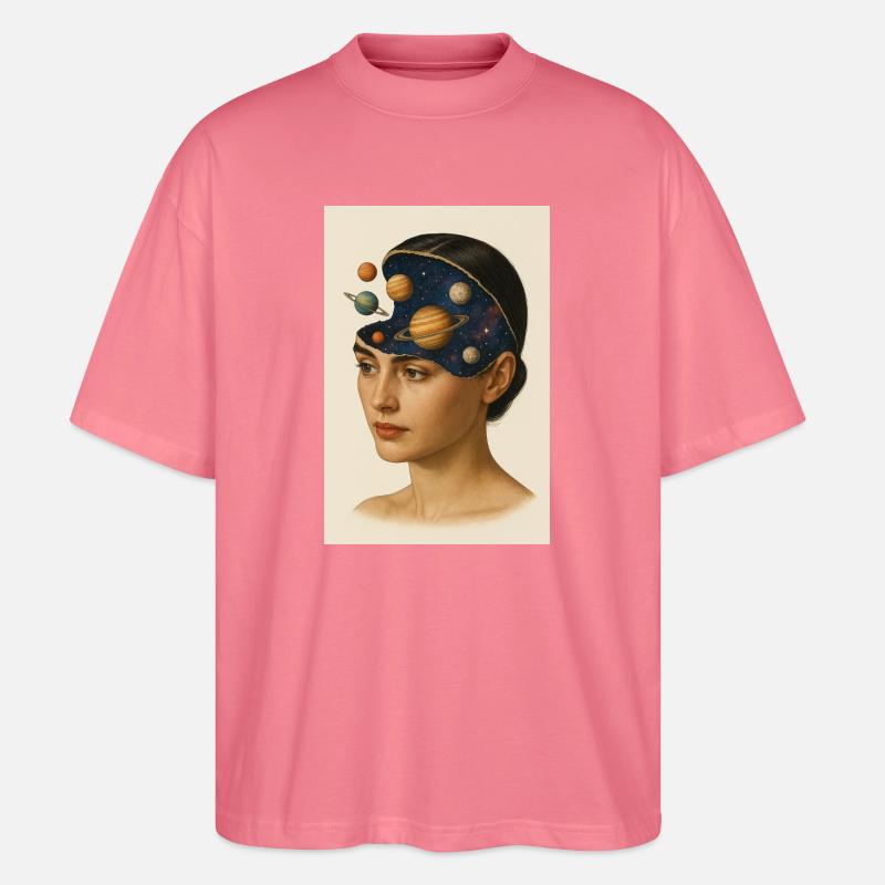 Astronomy Mind - Stanley/Stella Oversized Unisex Bio T-Shirt Blaster 2.0 - Pink