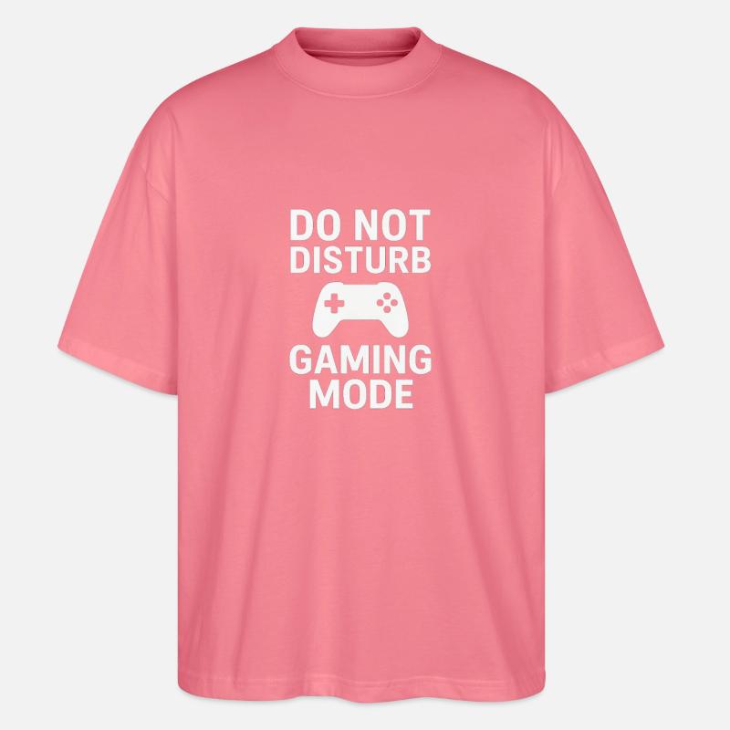 Do Not Disturb – Gaming Mode - Stanley/Stella Oversized Unisex Bio T-Shirt Blaster 2.0 - Pink