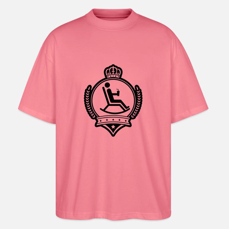 chilling_shield_po1 - Stanley/Stella Oversized Unisex Bio T-Shirt Blaster 2.0 - Pink 