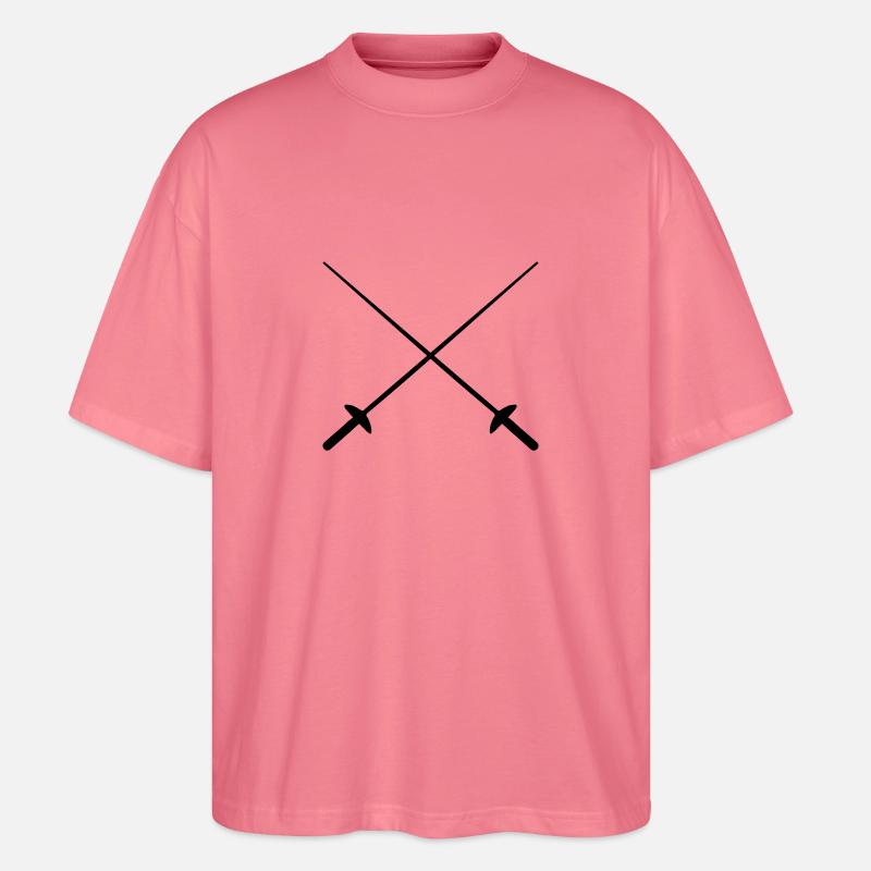 Fechten - Stanley/Stella Oversized Unisex Bio T-Shirt Blaster 2.0 - Pink 