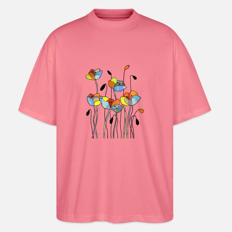 Fleur - T-shirt bio Blaster 2.0 coupe oversize Stanley/Stella Unisexe - rose