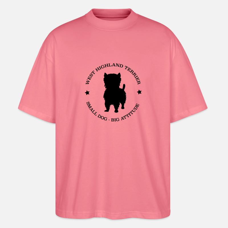 WESTIE - Stanley/Stella Oversized Unisex Bio T-Shirt Blaster 2.0 - Pink 