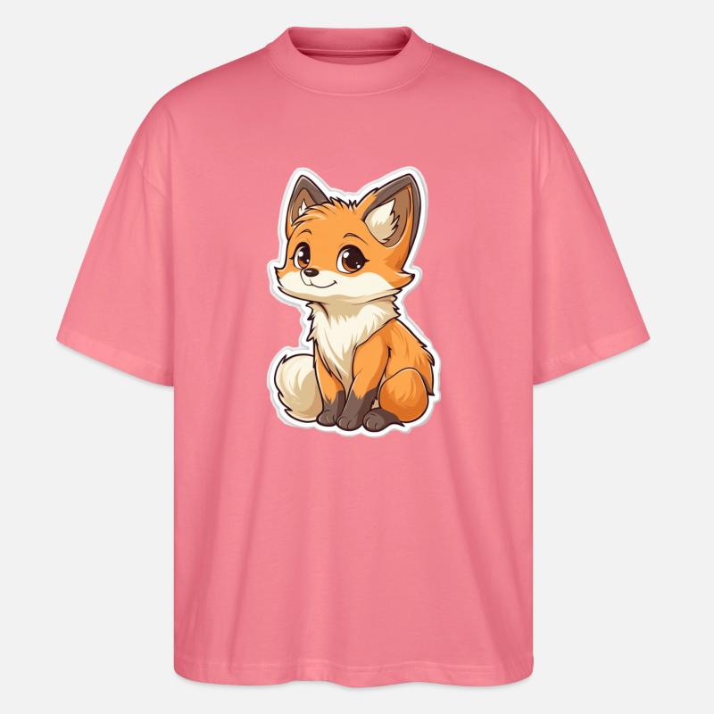 Fuchs - Stanley/Stella Oversized Unisex Bio T-Shirt Blaster 2.0 - Pink 