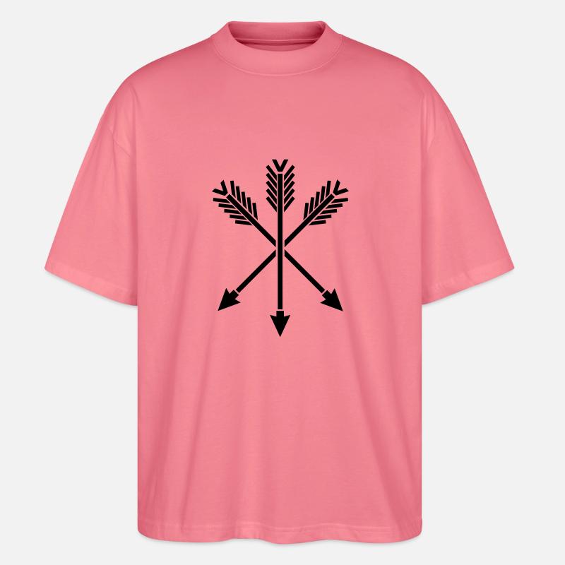 pfeile_design_ad1 - Stanley/Stella Oversized Unisex Bio T-Shirt Blaster 2.0 - Pink 