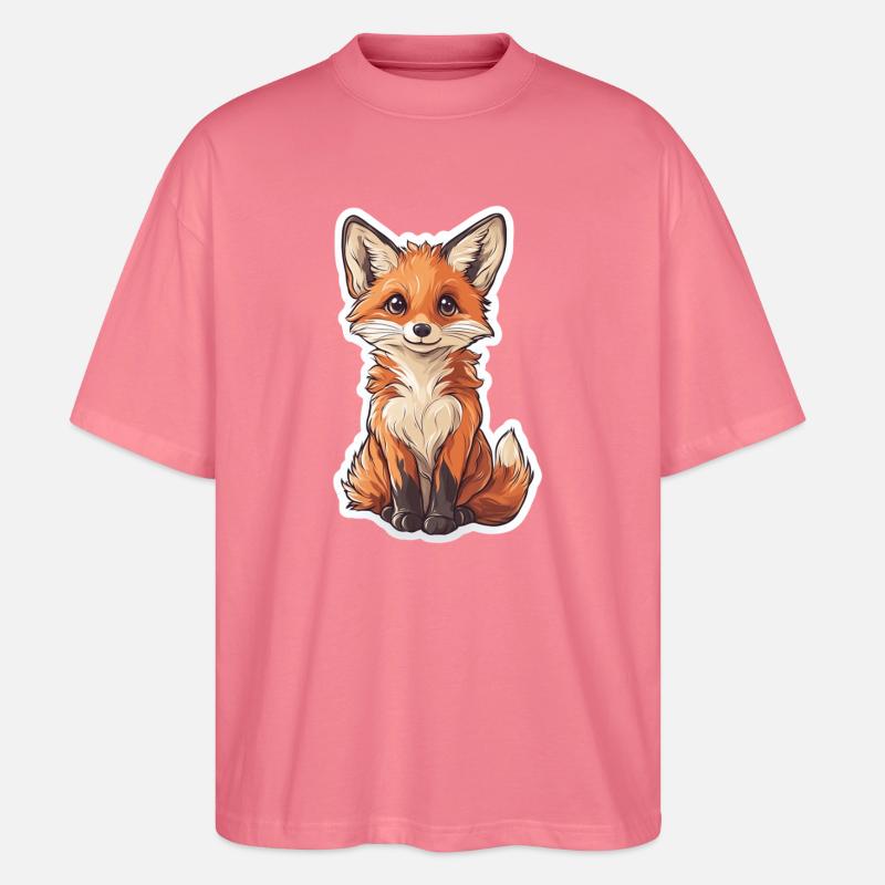 Fuchs - Stanley/Stella Oversized Unisex Bio T-Shirt Blaster 2.0 - Pink 