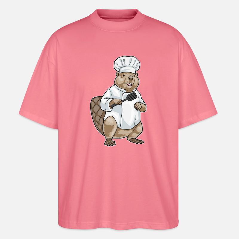Beaver Cook Spatule Cuisson - T-shirt bio Blaster 2.0 coupe oversize Stanley/Stella Unisexe - rose 