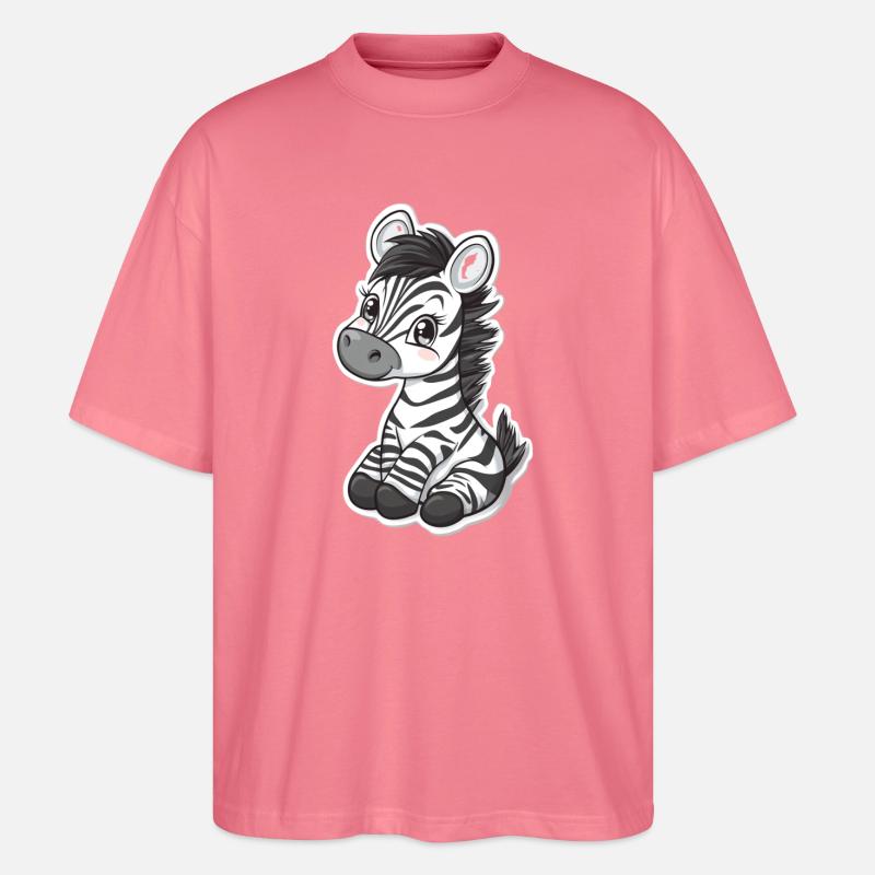 Zebra - Stanley/Stella Oversized Unisex Bio T-Shirt Blaster 2.0 - Pink